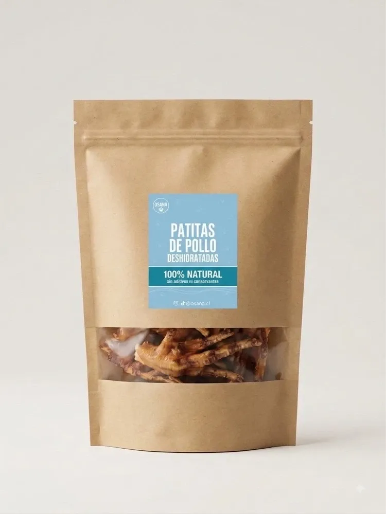 Patitas de pollo deshidratadas Osana – pack 5